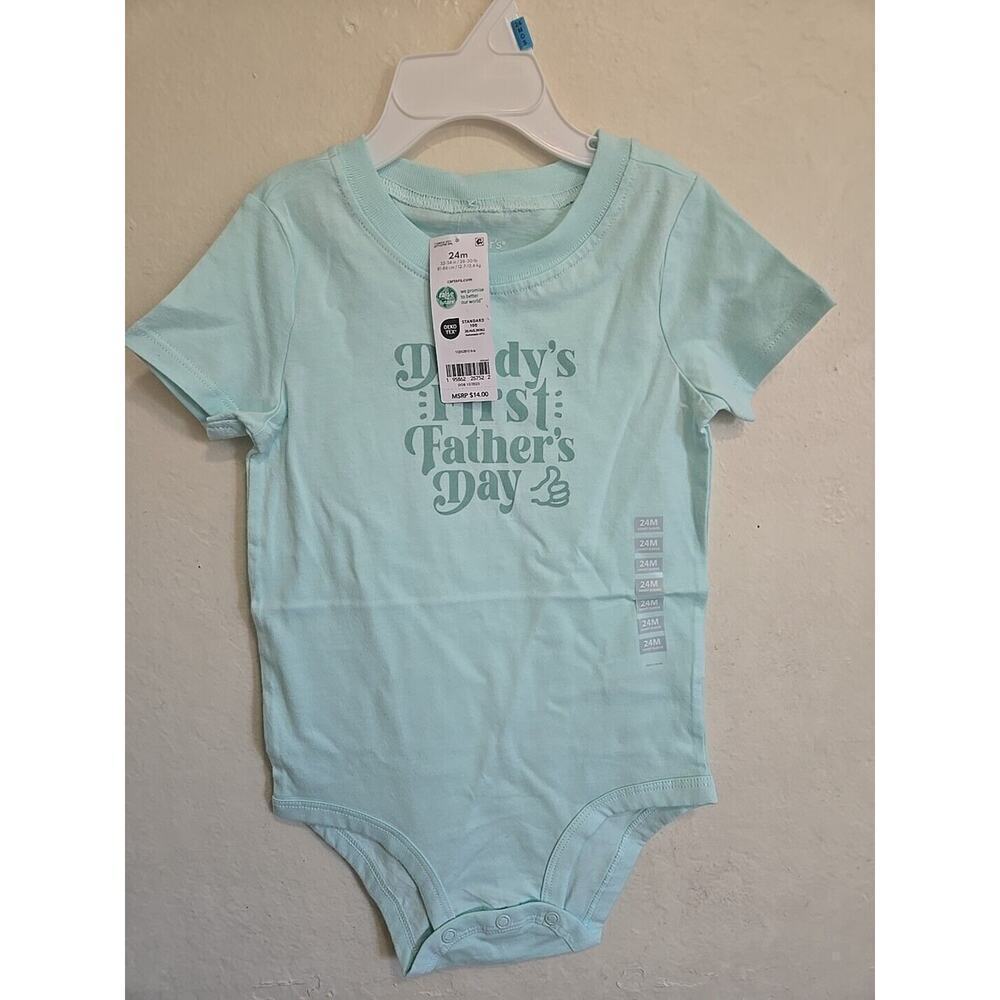 Baby First Father's Day Cotton Bodysuit From Carter's 24 Months